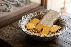 Gold Silver Price Today: चांदी की कीमत सीधे 10,000 रुपये टूटी, जानिए आपके शहर में किस भाव बिक रहा है आज सोना